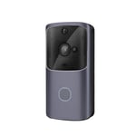 N / A Video Doorbells Wireless Smart Doorbell Security Camera with Night-Vision, 2-Way Remote Talkback (Black, One Size)