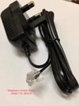 qualitysalesdirect Replacement for 7.5v 300mA Digital Cordless Home Telephone Power Supply Lead Cable Adapter Multi Home Telephones 087314/066270