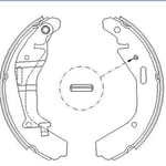 Bromsbackar - Suzuki - Alto. Nissan - Pixo
