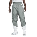 Nike DX0653-084 Windrunner Pants Men's Smoke Grey/White/Black Size M-T