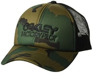 Oakley Factory Pilot Trucker Hat Baseball Cap, B1b Camo Hunter, One Size