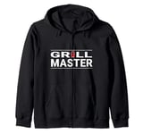 Grill Master Kamado Style BBQ Barbecue Pitmaster Zip Hoodie