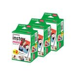 Fujifilm Instax Mini Instant Photo Film White 60 Shot Pack (16567828 x3)