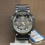 Casio AQ-S810W-1A3 Tough Solar Power Black Analog Digital Stopwatch Sport Watch