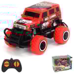 Pup Go Voiture Télécommandée pour Enfants, Solide, Rapide et Sensible pour Garçons de 3 4 5 6 7 Ans, Jouet Turque RC pour Tout-Petit, Petite Voiture de Course, Meilleur Cadeau pour Anniversaire(Rouge)