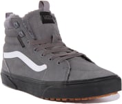 Vans Filmore Hi Youths Warm Lining High Top Trainer In Grey Size UK 3 - 6