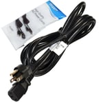 HQRP 10ft AC Power Cord for ION Block Rocker / block Party & Live / Job rocker