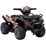 Childrens Kids Electric Ride on Car Toddler Quad Bike ATV for 18-36 month -BLACK