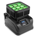 BeamZ StarColor72B batteri uplight - IP65 vattentät - RGBWA LEDs, STARCOLOR72B LED UTOMHUSLJUS MED BATTERIPAKET