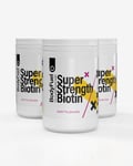 3x BodyFuel Super-Strength Biotin - FIRE MÅNEDERS FORBRUK