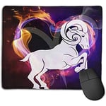 Love in The Zodiac Pattern Non-Slip Mouse Pad Rectangle Game Mouse Pad Computer Notebook