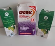 Otex Sodium Bicarbonate Ear Drops & Medi Care Olive Oil Drops x 2 Imperfect Box