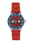 Peers Hardy - Marvel Spider-Man Time Teacher with Red Silicone Strap - Ur