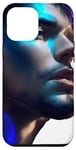 Coque pour iPhone 14 Pro Max Élégance de minuit: homme de nuit céleste