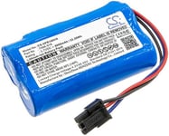 Kompatibelt med Wolf Garten Classic 60 Mit, 3.7V, 6000 mAh