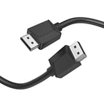 Hama Displayport Cable 3.0 metre DP Cable 1.2 (Display Port Cable Ultra HD 8k @ 120 Hz, Monitor Cable with Plastic Sheath, DisplayPort Cable to Connect PC/Notebook to Monitor, TV or Projector)