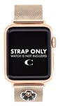 Coach 14700038 Apple Strap (38/40/41mm) Rose Gold Mesh Watch