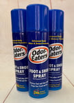 Odor Eaters Foot and Shoe Spray Anti-Perspirant Deodorant, 3 x 150ml