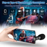 Andoer Plug-on Type-C Smartphone Microphone Video Mic with 3.5mm Monitor G9F3