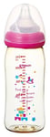Pigeon breast milk feeling bottle plastic toy box pattern 240ml 0 month F/S NEW