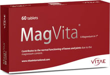 Vitae Magvita -Magnesium, Vitamin B6 and Taurine for Muscle Relaxation- 60 Table