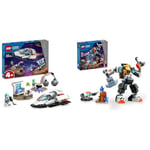 LEGO City Spaceship and Asteroid Discovery Set, Space Station Toy for 4 Plus Year Old Boys & Girls & City Space Construction Mech Suit, Action Figure Toy for 6 Plus Year Old Kids, Boys & Girls