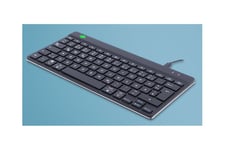 R-Go Ergonomic Keyboard Compact break - tastatur - QWERTZ - tysk - sort Indgangsudstyr