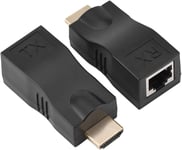 Extendeur HDMI Convertisseur HDMI vers RJ45 Cat5e / 6 30M Transmission Support HDMI1.4 3D 1080P 4k * 2k HDCP1.1/1.2.