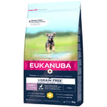 3 kg / 12 kg Eukanuba Grain Free -koiranruokaa erikoishintaan! - 3 kg Puppy Small / Medium Breed kana