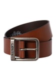 Levi'sMetal Logo Leather Belt - Brown