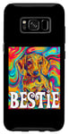 Coque pour Galaxy S8 Bestie Dog Best Friend Puppy Love