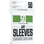 Gamegenic Just Sleeves - Standard Card Game (50 Sleeves) Grön