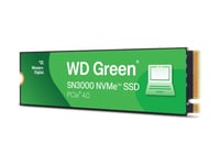 Wd Green Sn3000 Wds100t4g0e-00Cps0 - Ssd - 1 Tb - Inbyggd - M.2 2280 - Pcie 4.0 X4 (Nvme)