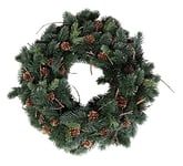 Rayher Couronne de Noël décorée, 1 pce., 40cm Ø, sapin artificiel, décoration d’intérieur, Noël, hiver-55950444, 7.5