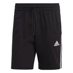adidas Essentials 3-Stripes Shorts, Black/White, XL