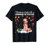 Santa Labrador Retriever Christmas Ornament Decoration X-mas T-Shirt