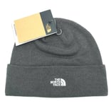 Genuine THE NORTH FACE Dark Grey Heather BEANIE Hat Unisex Adult  TNF72