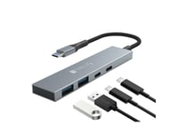 Techly Slim - Hubb - Skrivbordsmodell