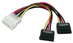 Strømadapter, IDE - SATA (Y-kabel)