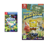 The Smurfs: Mission ViLeaf - Smurftastic Edition (Nintendo Switch) & SpongeBob Squarepants: Battle For Bikini Bottom - Rehydrated (Switch) (Nintendo Switch)