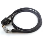Power Cable Angled D-tap For V-mount To Red-Epic 6-pin lemo 100cm