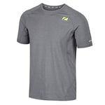 ZONE3 Men's Power Burst T-Shirt Homme, Gris/Fluo, S