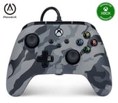 Manette filaire améliorée pour Xbox Series X/S PowerA Camouflage arctique
