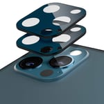 Caseology Lens Protector Compatible with iPhone 12 Pro Max Camera Lens Protector 2 Pack (2020) - Pacific Blue