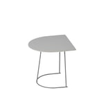 Muuto - Airy Coffee Table - Half Size, Utförande - Grå - Grå - Grå - Soffbord - Metall/Trä