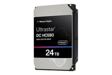 WD Ultrastar DC HC580 WUH722424ALE6L4 - 24 TB - HDD - 7200 rpm - SATA 6Gb/s