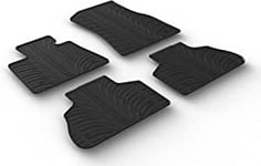 Gummimattor lampliga for BMW X5 G05 2018 TDesign 4delad monteringsklammor
