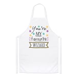 You're My Favourite Wizard Stars Chefs Apron Funny Magical Best Cooking Baking