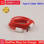 Câble 150CM-D'origine ONEPLUS 6 7 Chargeur Dash One Plus 6 6t 5T 5 3T 3 Smartphone -5V-6A Charge Rapide USB