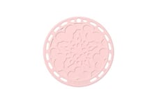 Le Creuset Dessous de Plat, Silicone, Résistant Jusqu'à 250°C, 20 cm, Shell Pink, 93007300231000